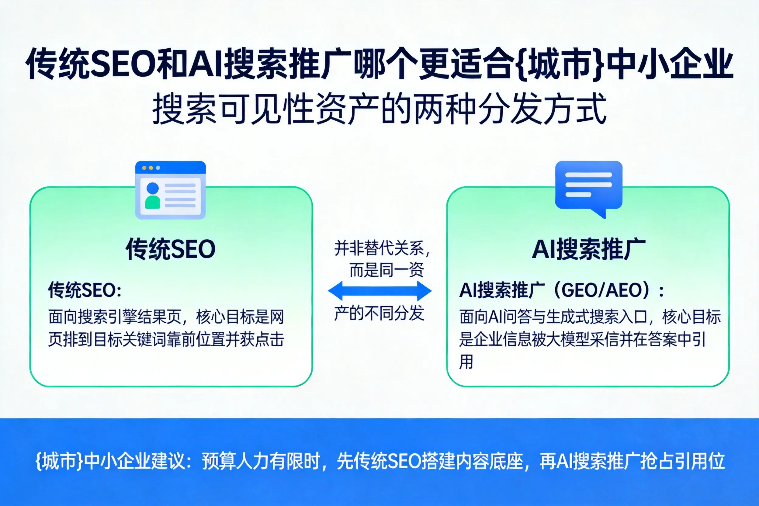 传统SEO和AI搜索推广哪个更适合马鞍山中小企业