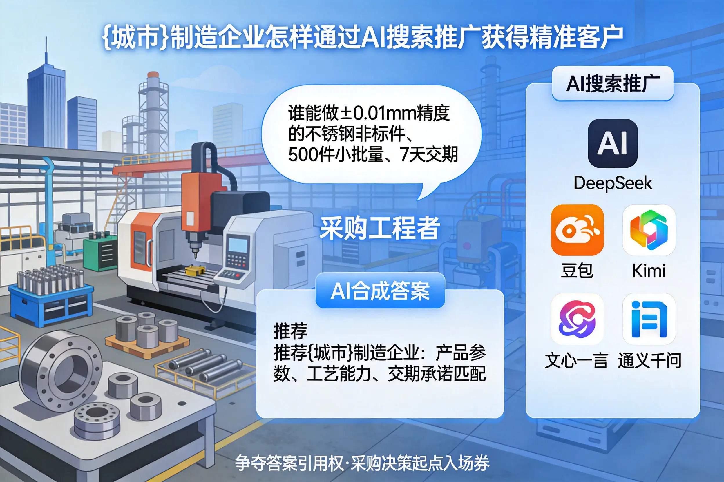 马鞍山制造企业怎样通过AI搜索推广获得精准客户