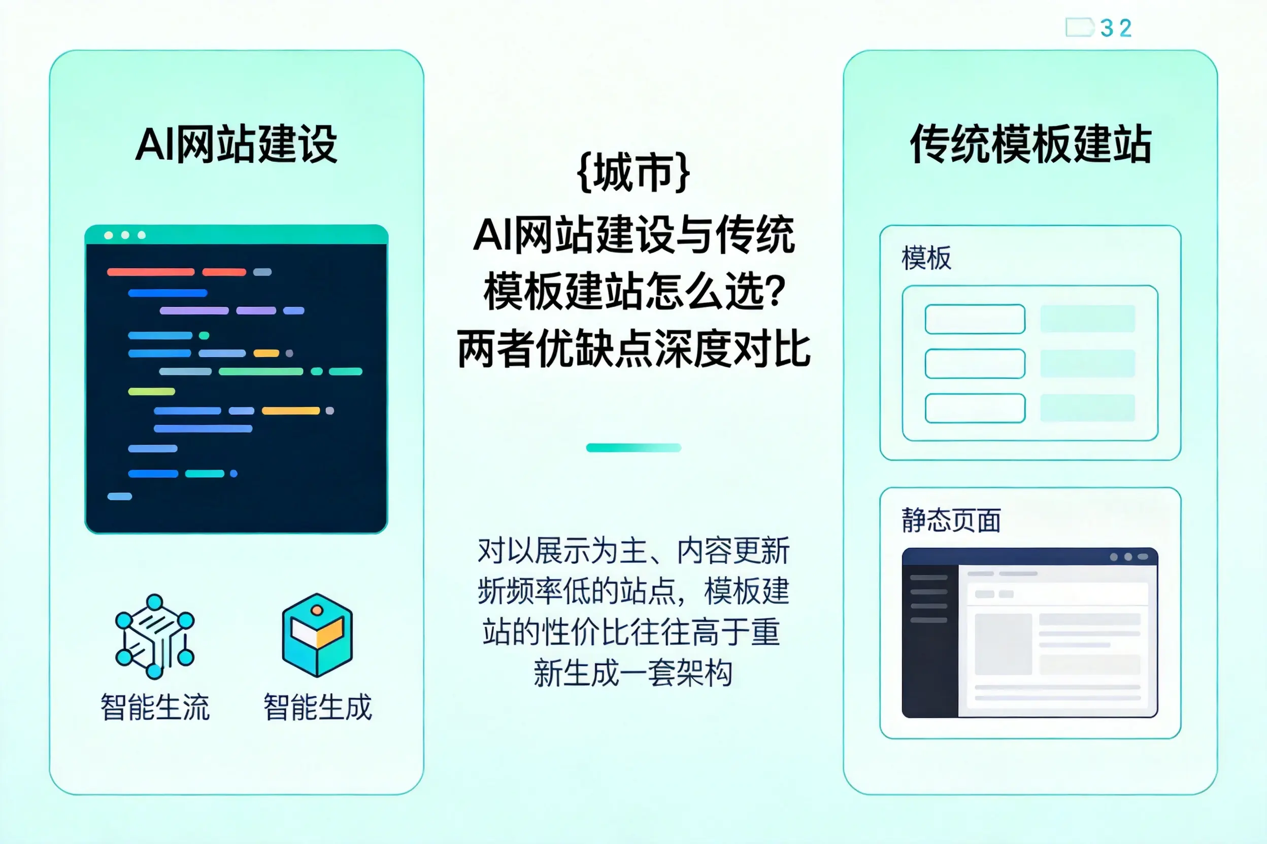 马鞍山AI网站建设与传统模板建站怎么选?两者优缺点深度对比