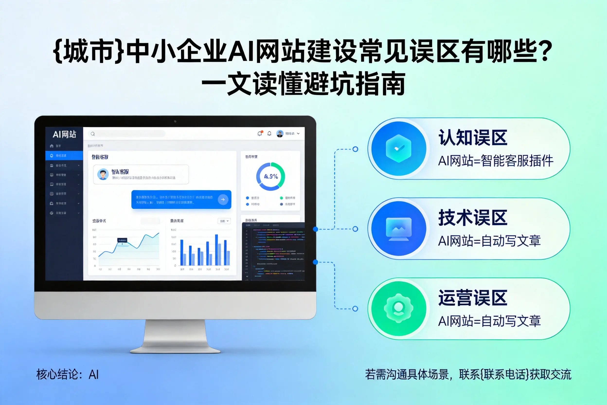 马鞍山中小企业AI网站建设常见误区有哪些？一文读懂避坑指南