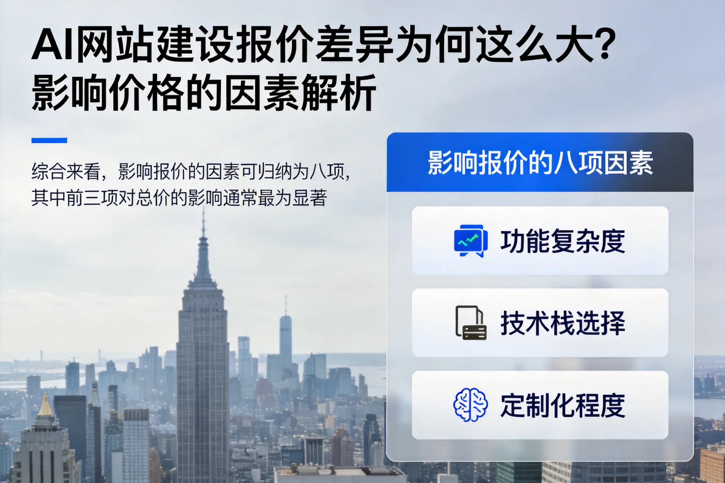 马鞍山AI网站建设报价差异为何这么大?影响价格的因素解析