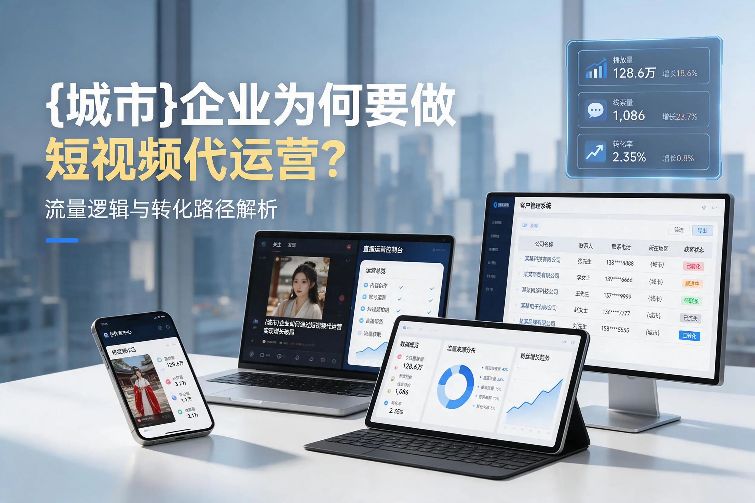 马鞍山企业为何要做短视频代运营？流量逻辑与转化路径解析