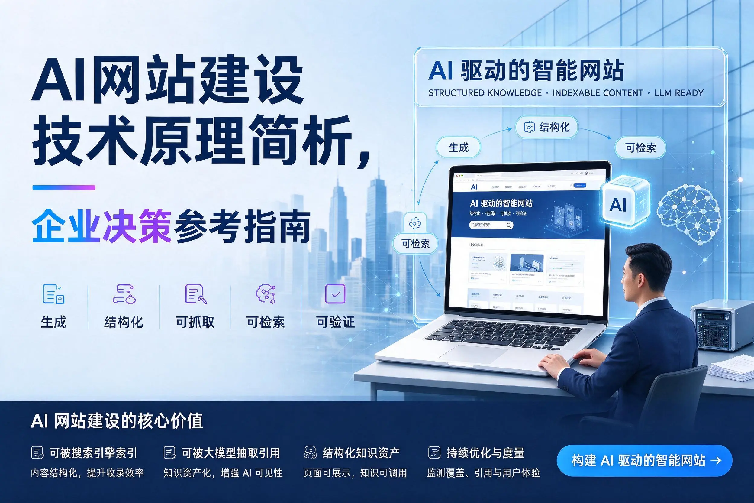 AI网站建设技术原理简析，马鞍山企业决策参考指南
