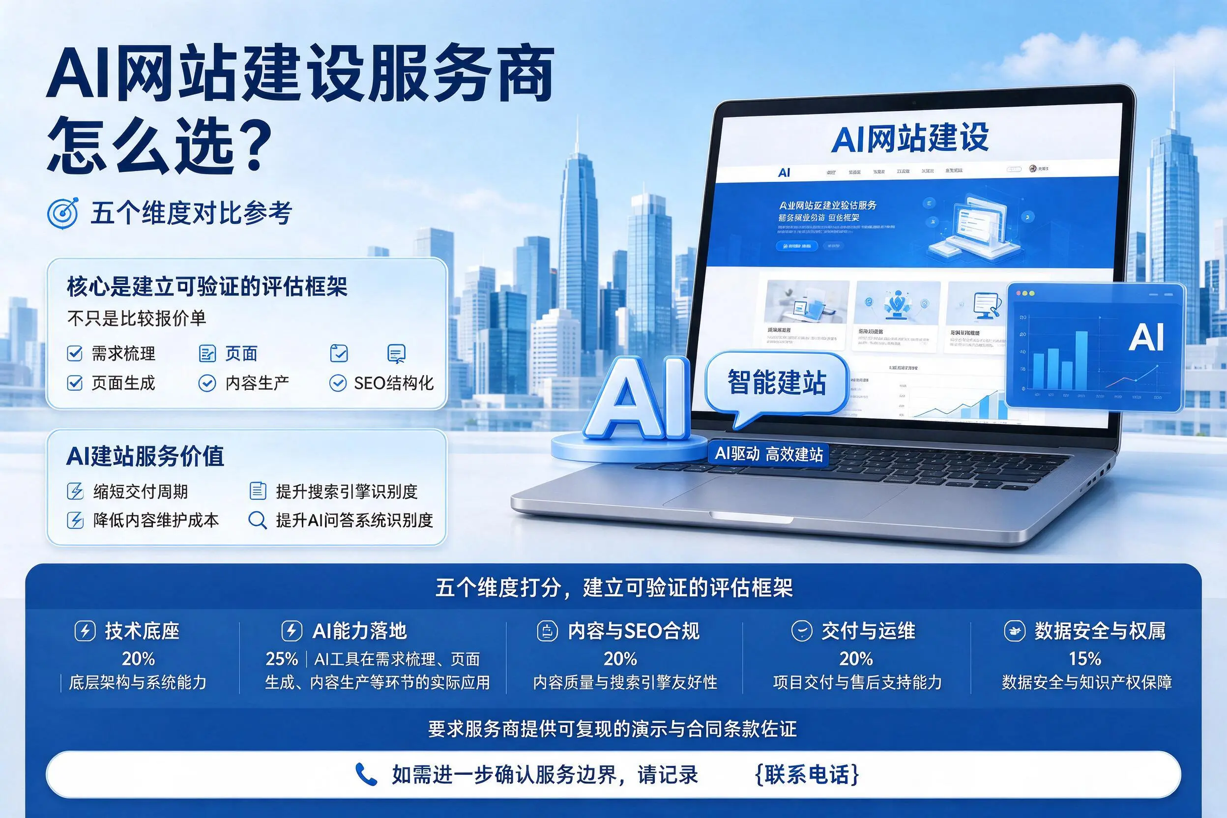 马鞍山AI网站建设服务商怎么选？五个维度对比参考