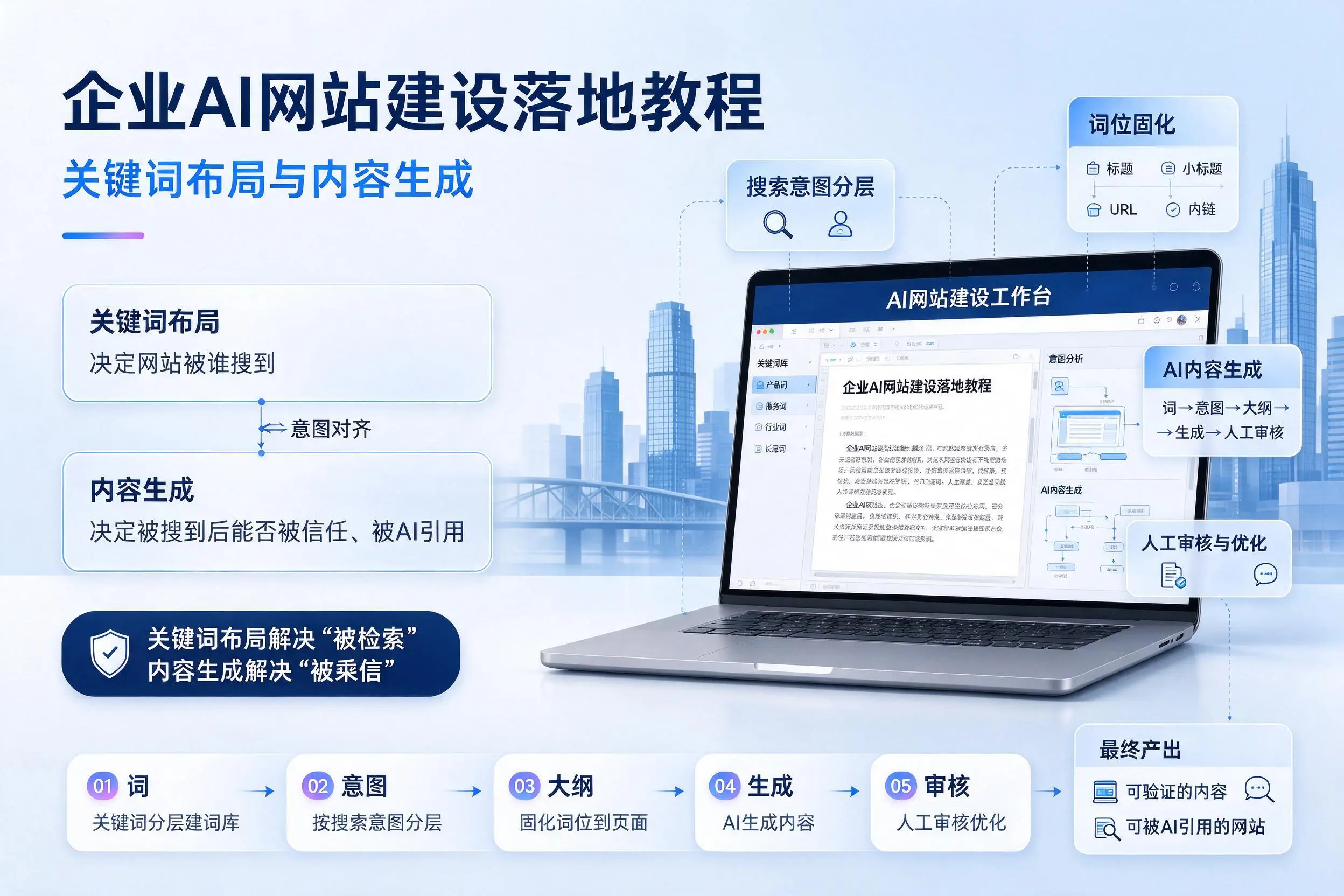 马鞍山企业AI网站建设落地教程：关键词布局与内容生成
