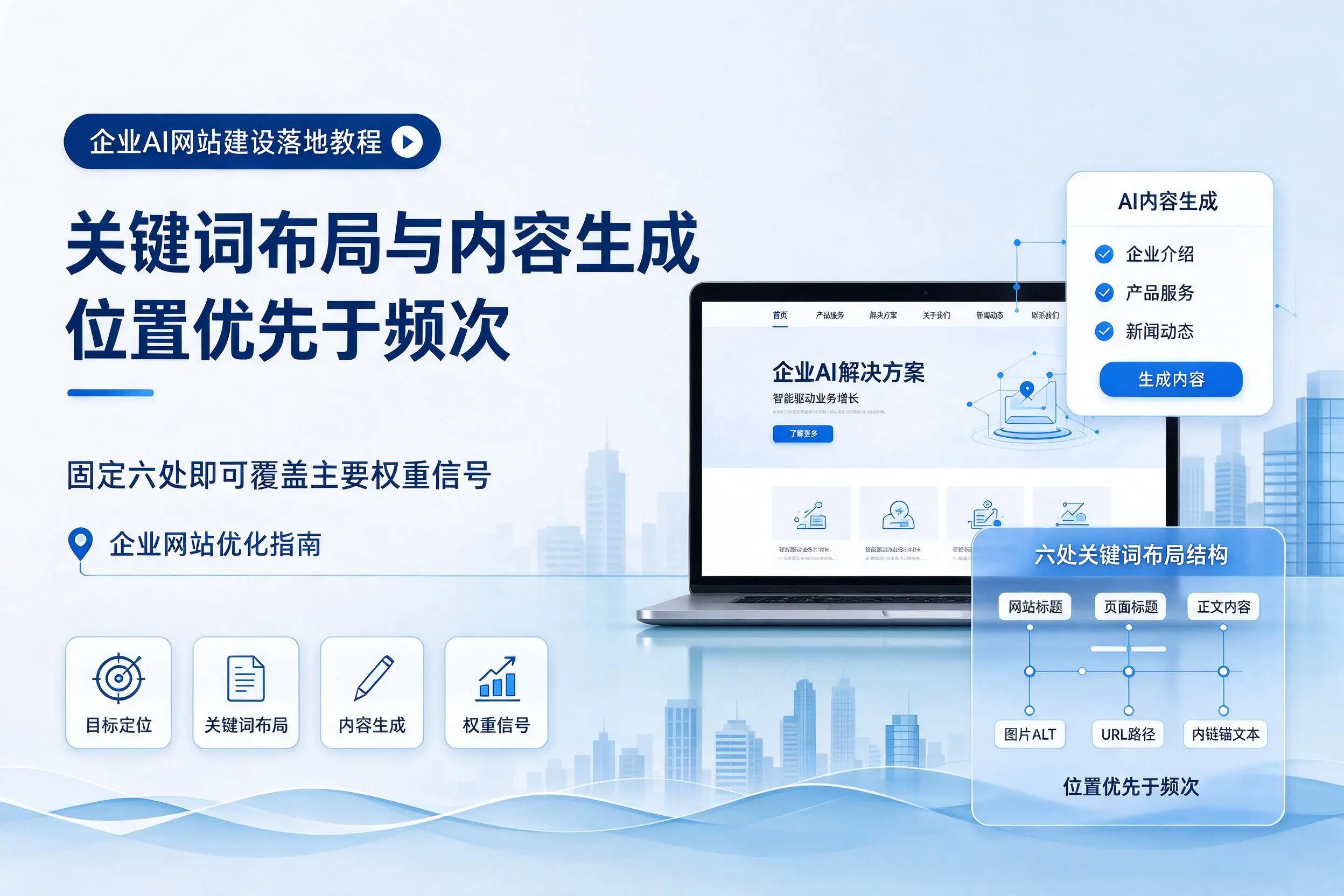 马鞍山企业AI网站建设落地教程：关键词布局与内容生成
